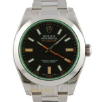  Rolex Milgauss Vetro verde Ref. 116400GV