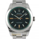  Rolex Milgauss Vetro verde Ref. 116400GV