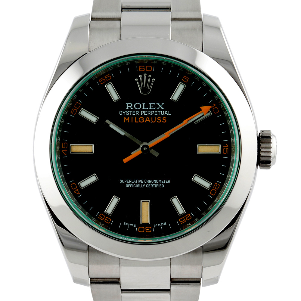 Rolex Milgauss Vetro verde Ref. 116400GV