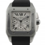  Cartier Santos 100 Chrono XL Ref. W20090X8