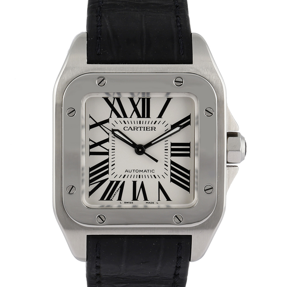 Cartier santos on sale 100 mm
