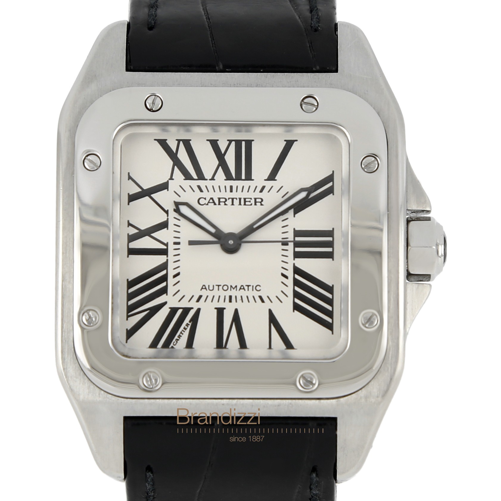 Cartier santos hotsell 100 model 2878