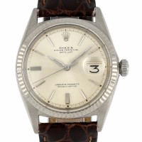 Rolex Date Just Ref. 1601 White Gold