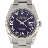 Rolex Date Just "Purple Aubergine Dial" Ref. 126234