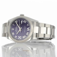 Rolex Date Just "Purple Aubergine Dial" Ref. 126234
