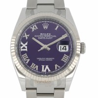 Rolex Date Just Purple Aubergine Dial Ref. 126234