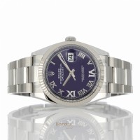 Rolex Date Just Purple Aubergine Dial Ref. 126234