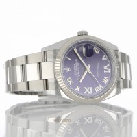 Rolex Date Just Purple Aubergine Dial Ref. 126234