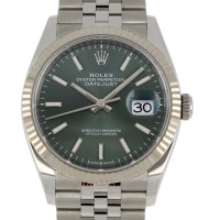Rolex Date Just Ref. 126234 Green mint dial