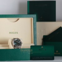 Rolex Date Just Ref. 126234 Green mint dial