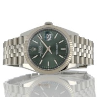 Rolex Date Just Ref. 126234 Green mint dial