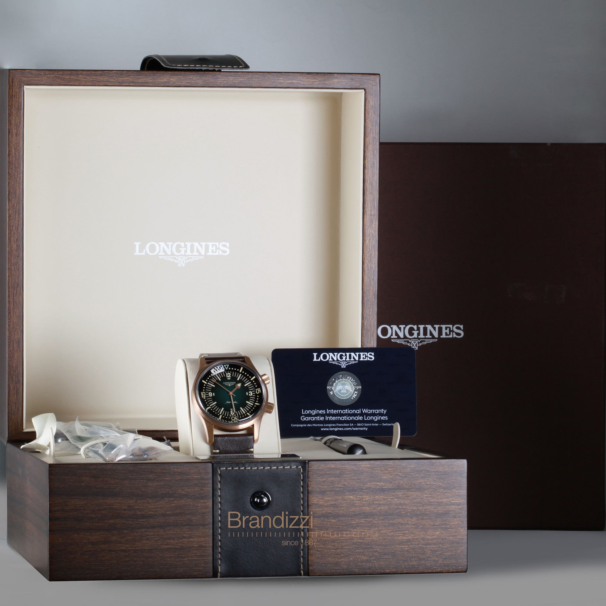 Longines legend diver box sales