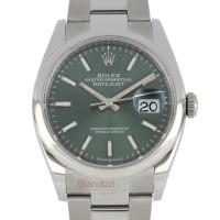 Rolex Date Just Ref. 126200 Green Mint