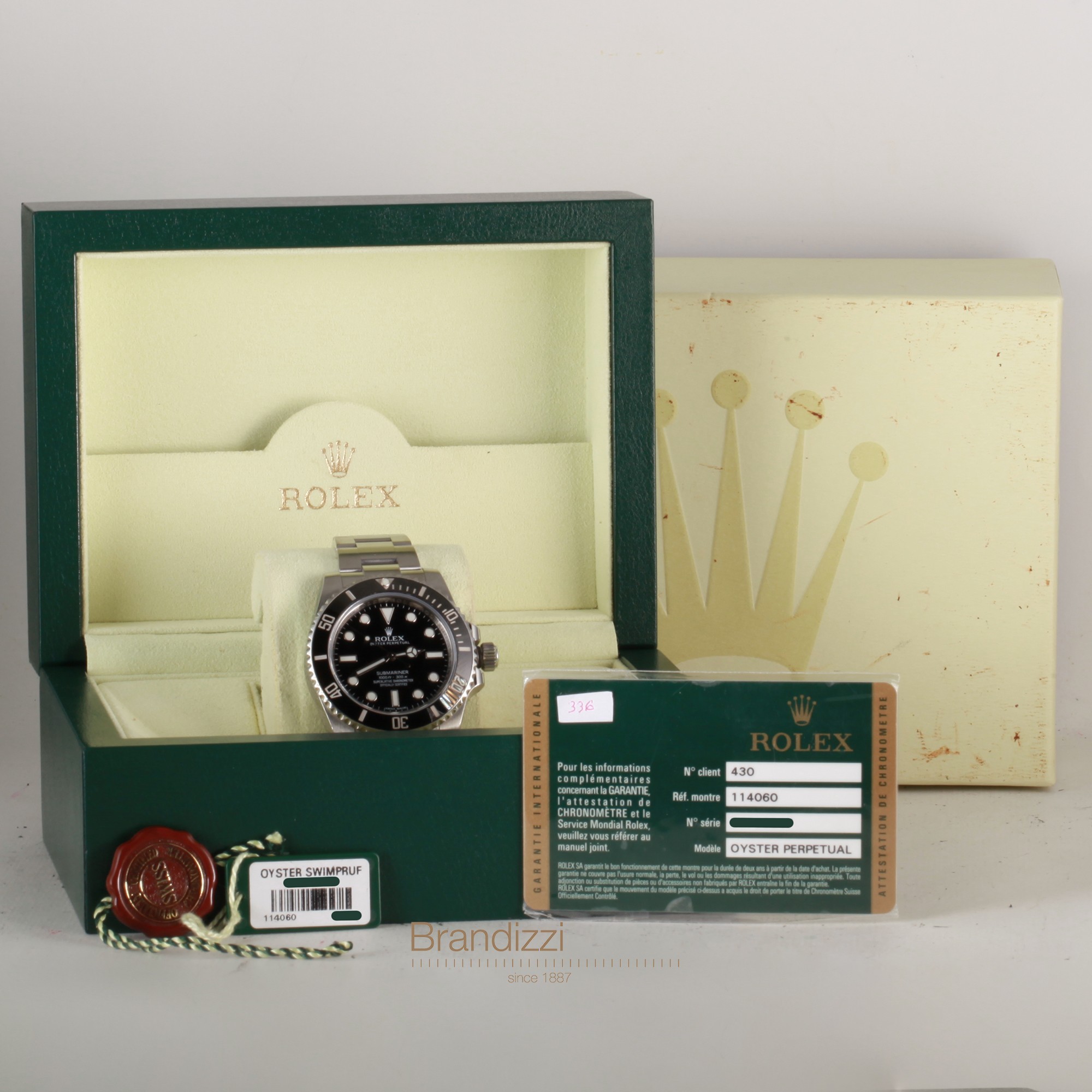 Brandizzi Rolex Submariner Ref. 114060
