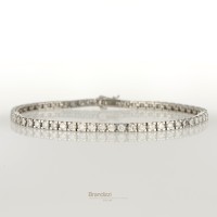 Bracciale in oro bianco con brillanti