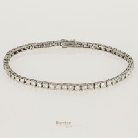 Bracciale in oro bianco con brillanti
