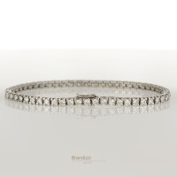 Bracciale in oro bianco con brillanti