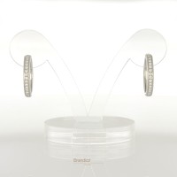 Orecchini in oro bianco con brillanti