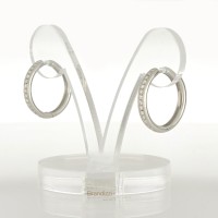 Orecchini in oro bianco con brillanti