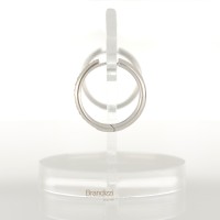 Orecchini in oro bianco con brillanti