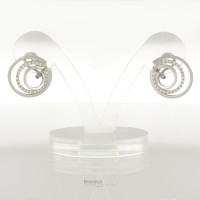 Orecchini in oro bianco con brillanti