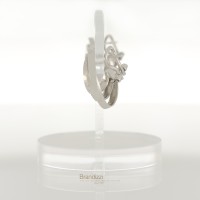 Orecchini in oro bianco con brillanti