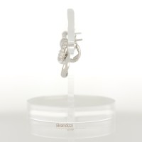 Orecchini in oro bianco con brillanti