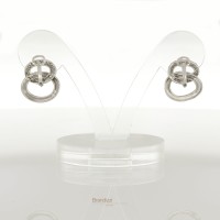 Orecchini in oro bianco con brillanti