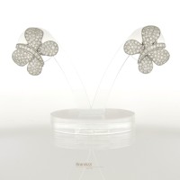 Orecchini in oro bianco con brillanti