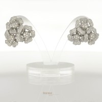 Orecchini in oro bianco con brillanti