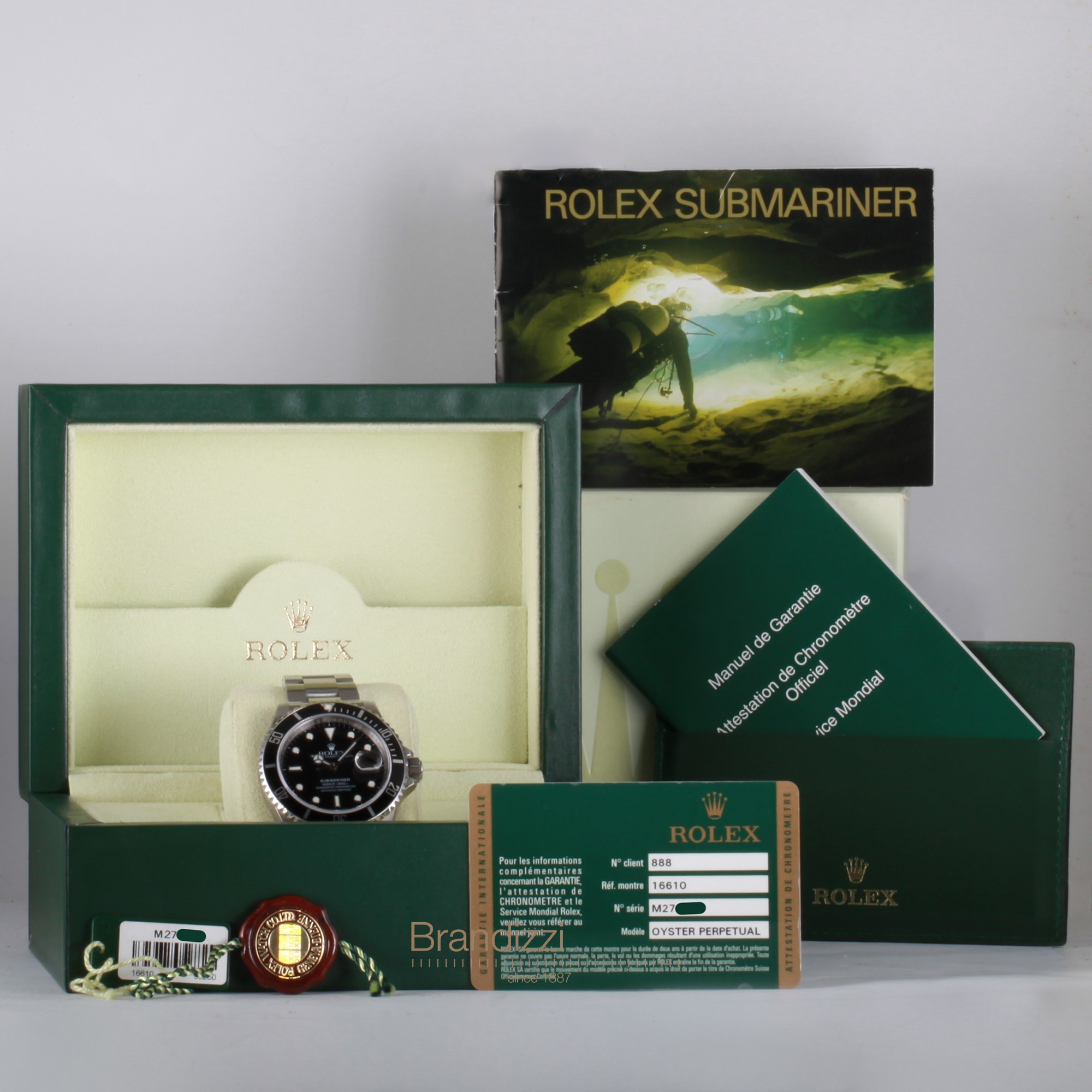 Rolex Submariner Ref. 16610 RRR NOS Stickers