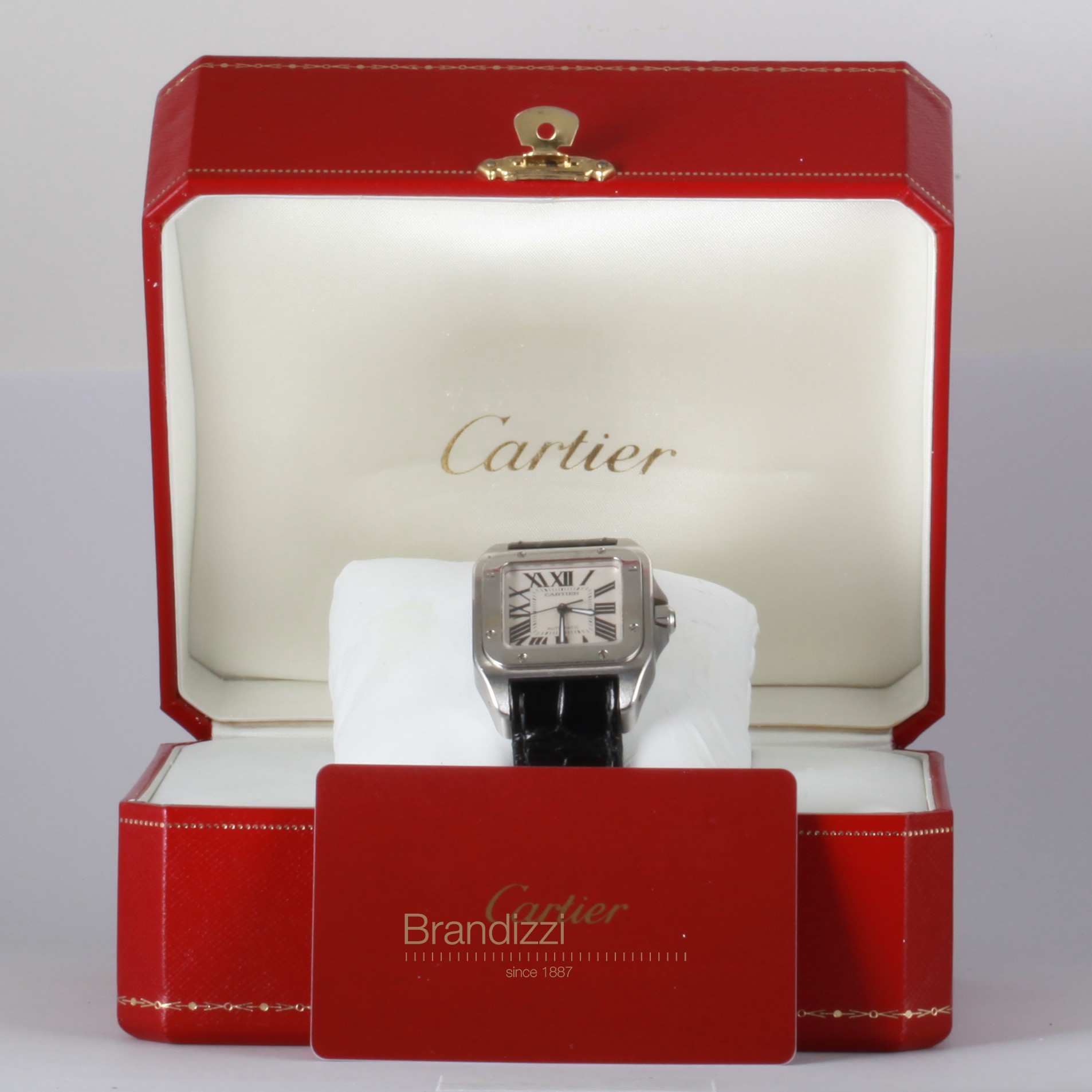 Cartier Santos 100 Ref. W20126X8 - 2878 Medium Size