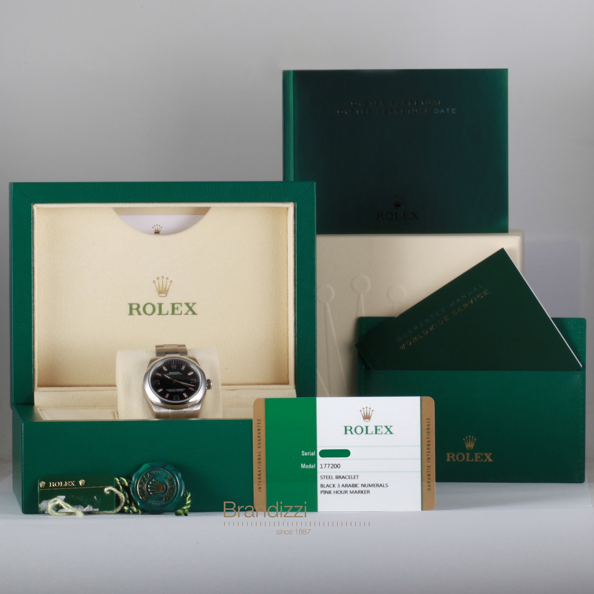 Rolex Oyster Perpetual Ref. 177200 Stickers