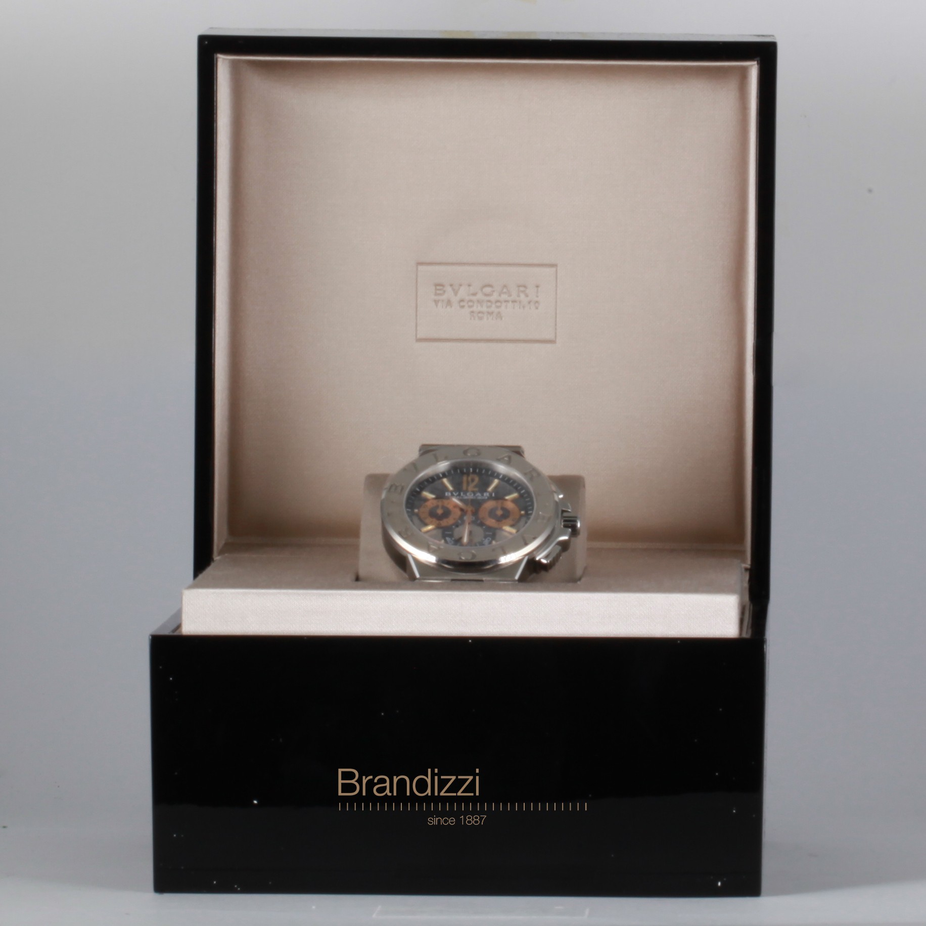 Bulgari Diagono Ref. DG42C14SWGSDCH Like New