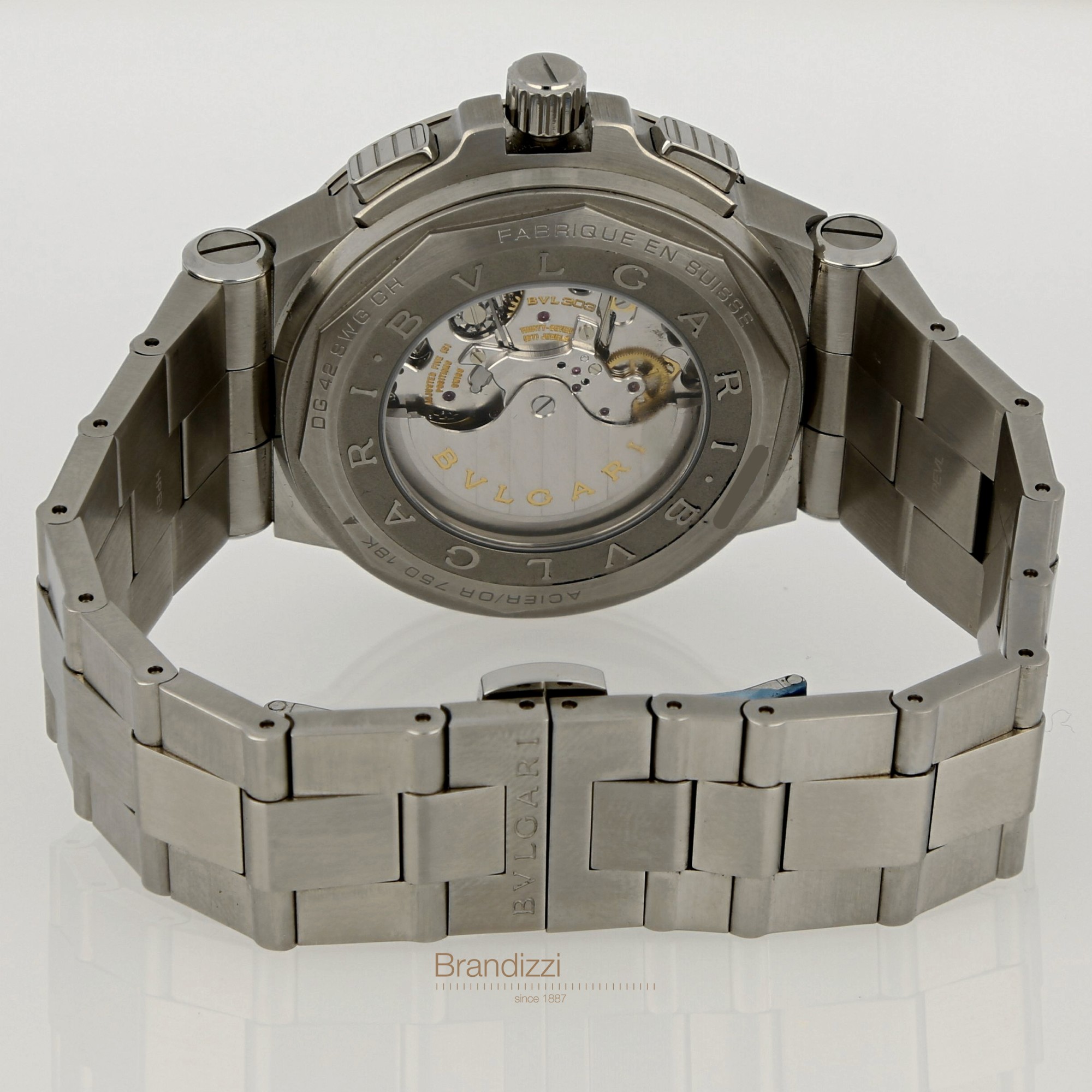 Bulgari Diagono Ref. DG42C14SWGSDCH Like New