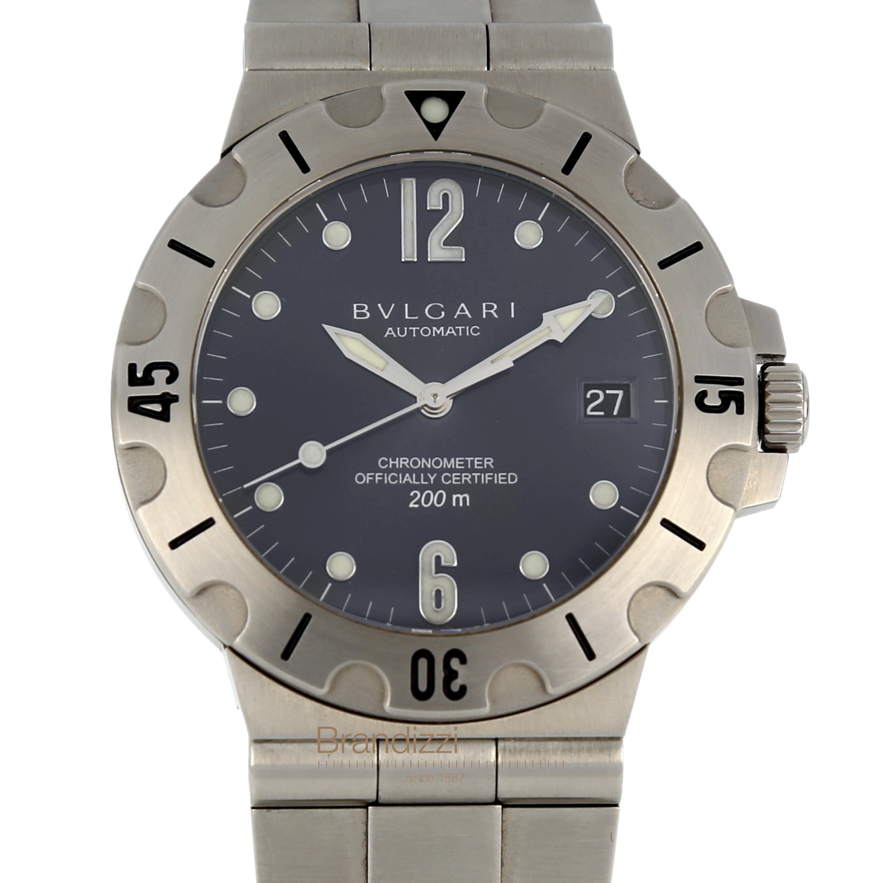 Bulgari Diagono Ref. SD 38 S Like New
