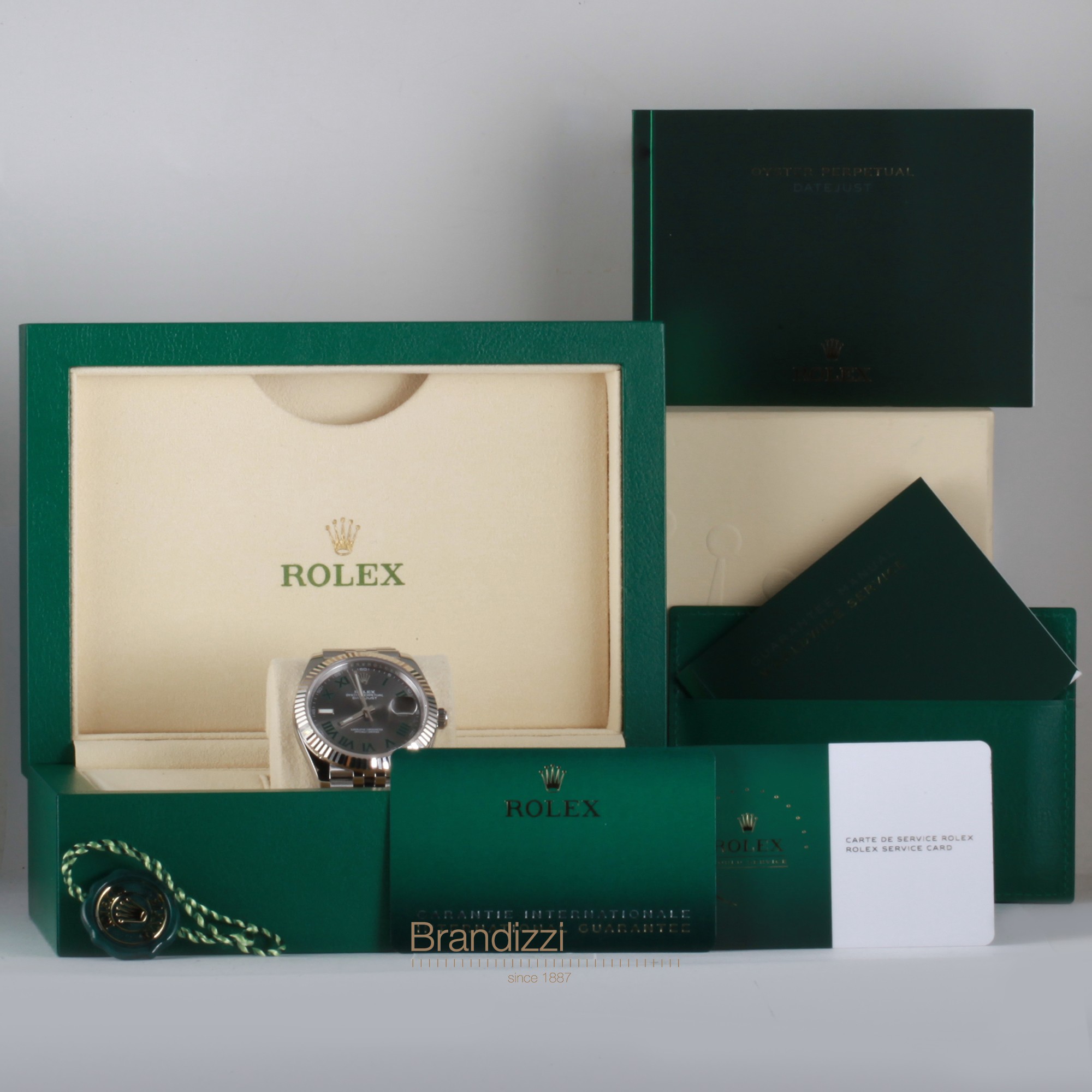 Rolex Date Just Ref. 126334 Wimbledon