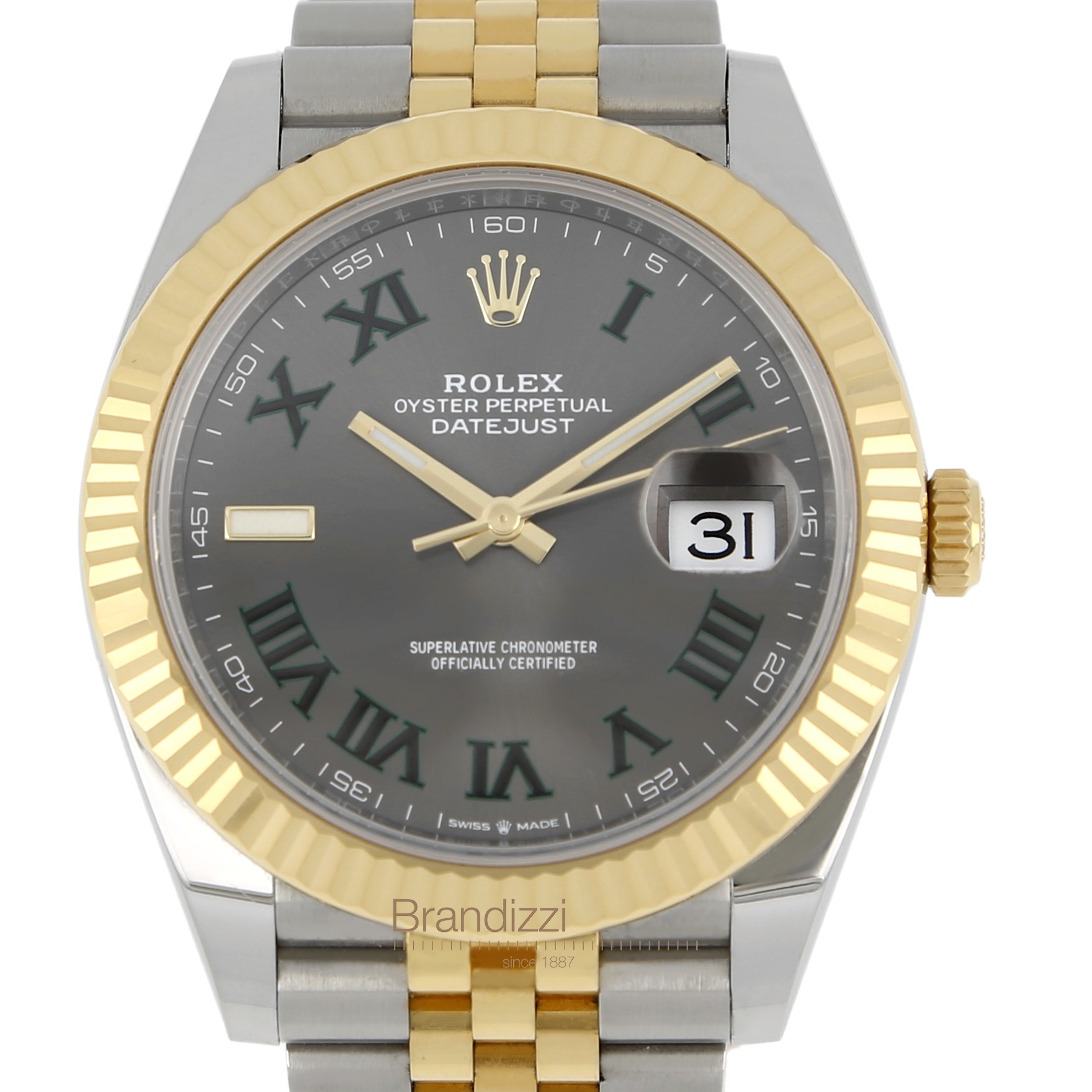 Rolex Date Just Ref. 126333 Wimbledon  - Like New
