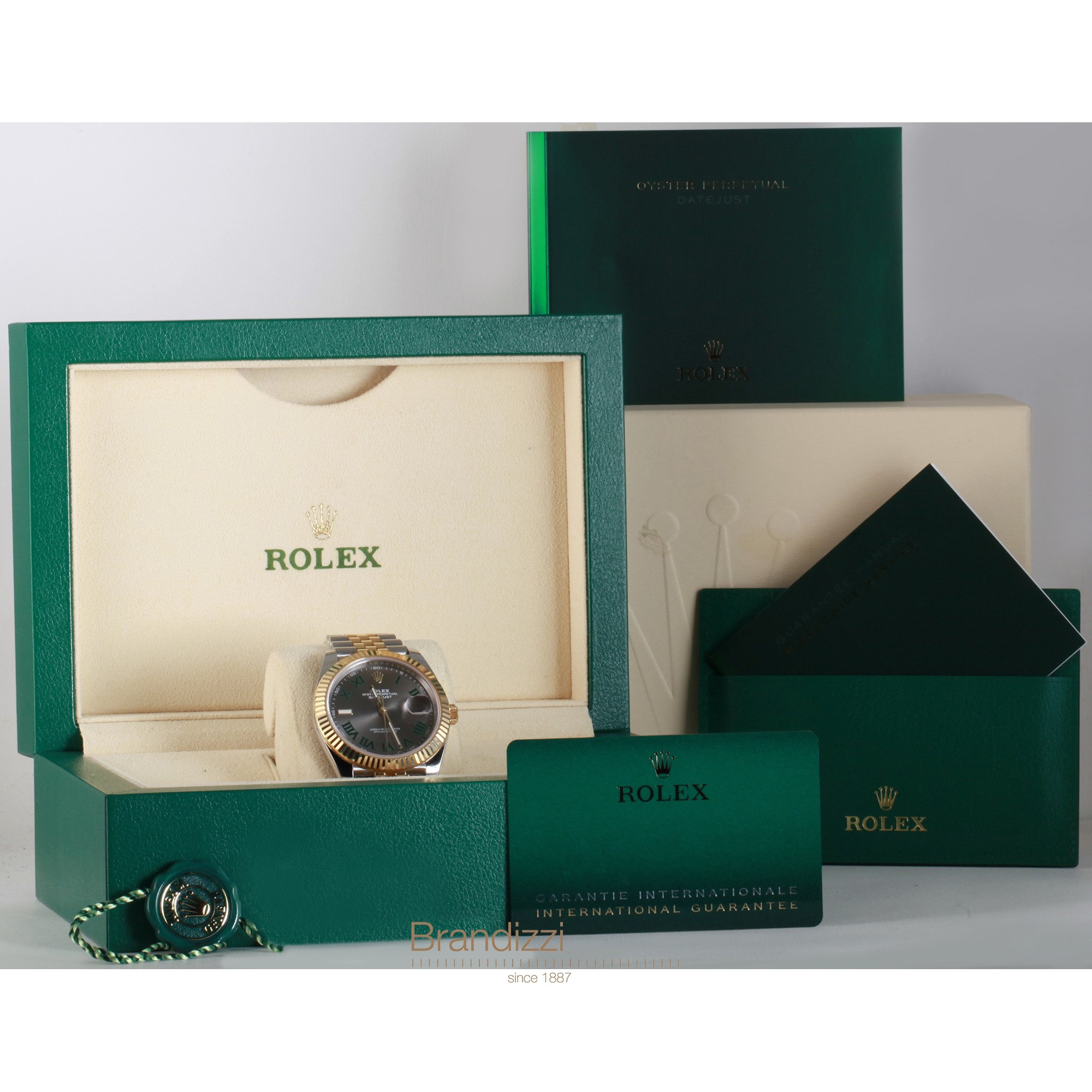 Rolex Date Just Ref. 126333 Wimbledon  - Like New