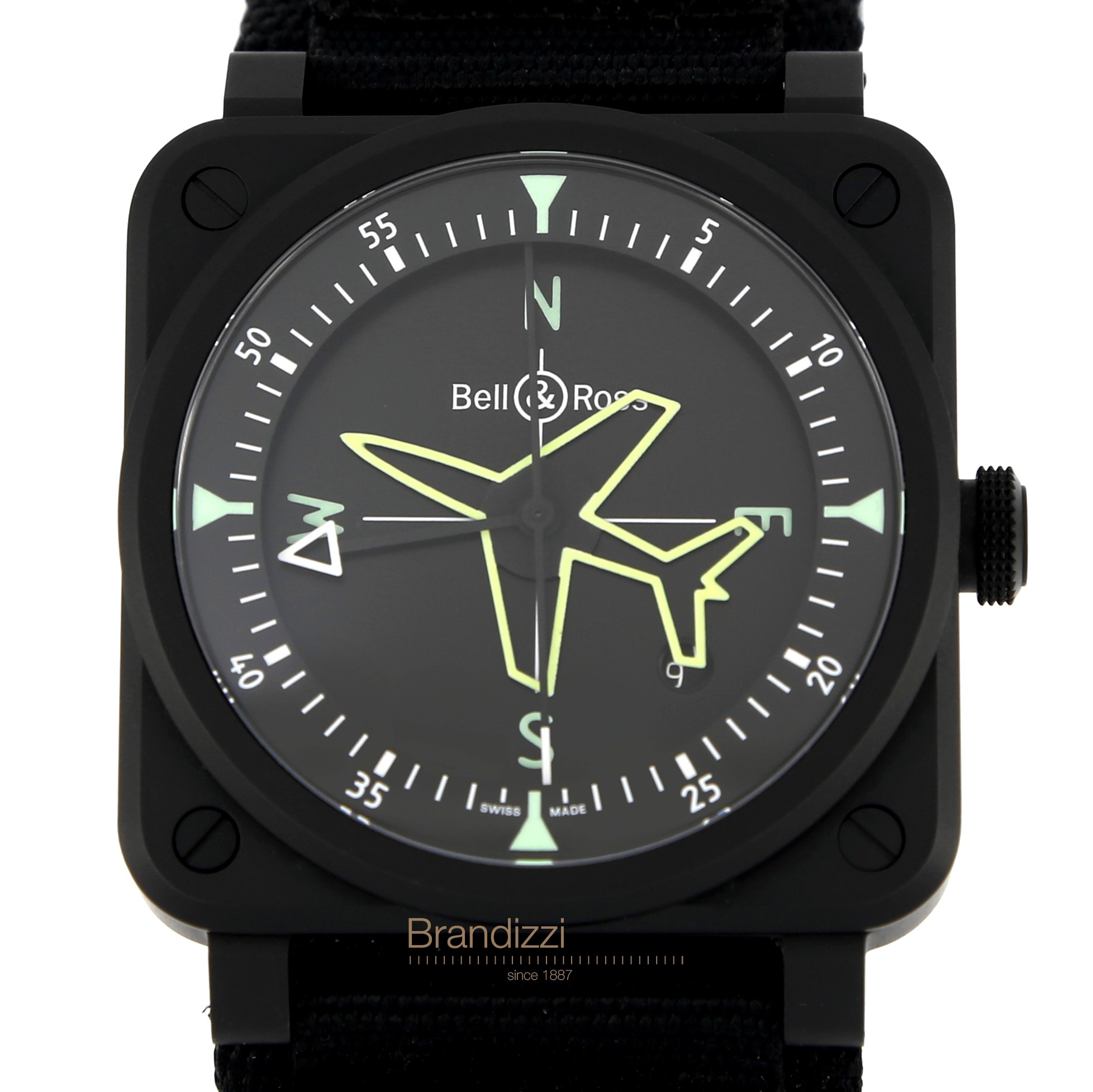 Bell & Ross Aviation Type Ref. BR03 3100751 Like New