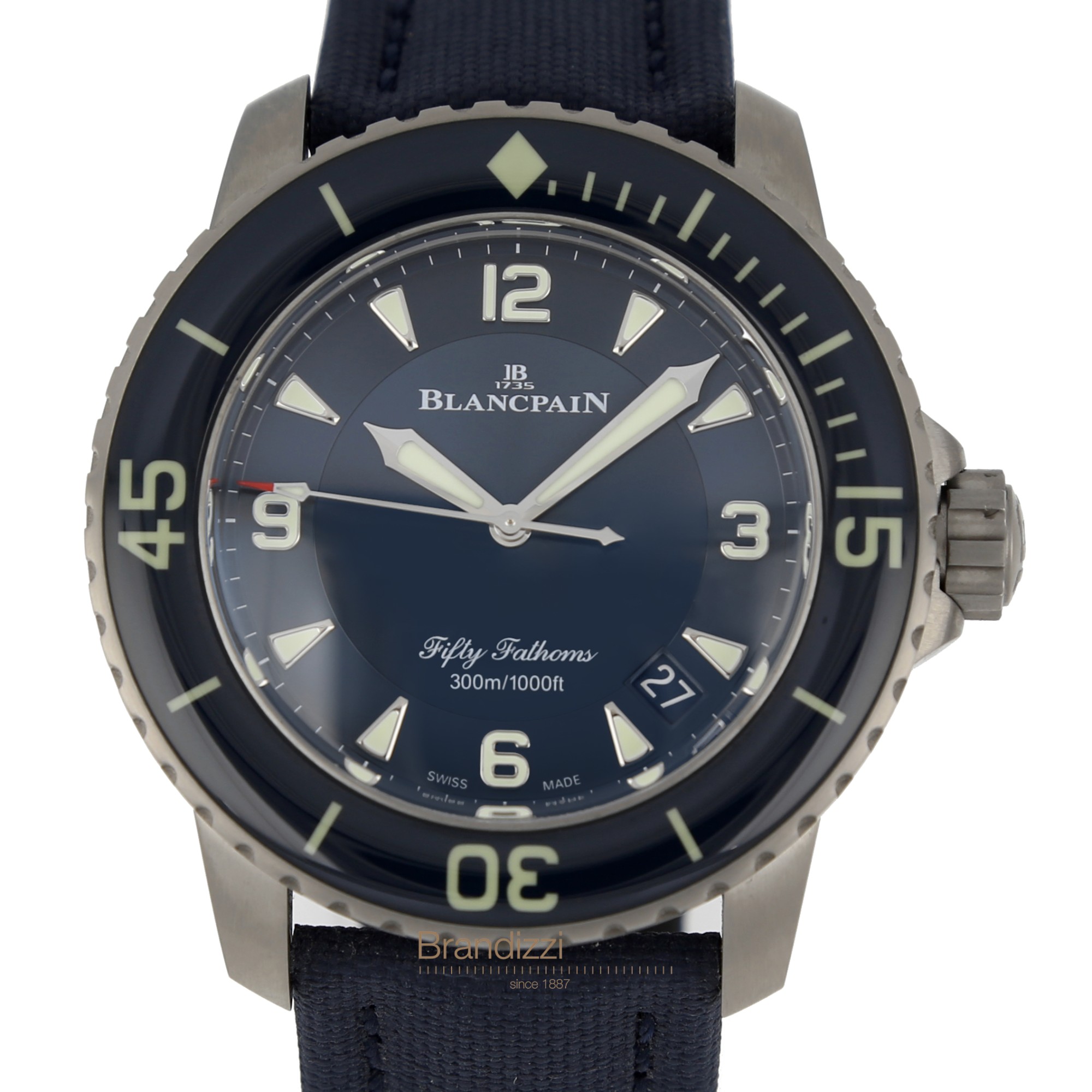 Blancpain Fifty Fathoms Ref. 5015-12B40-52A Like New