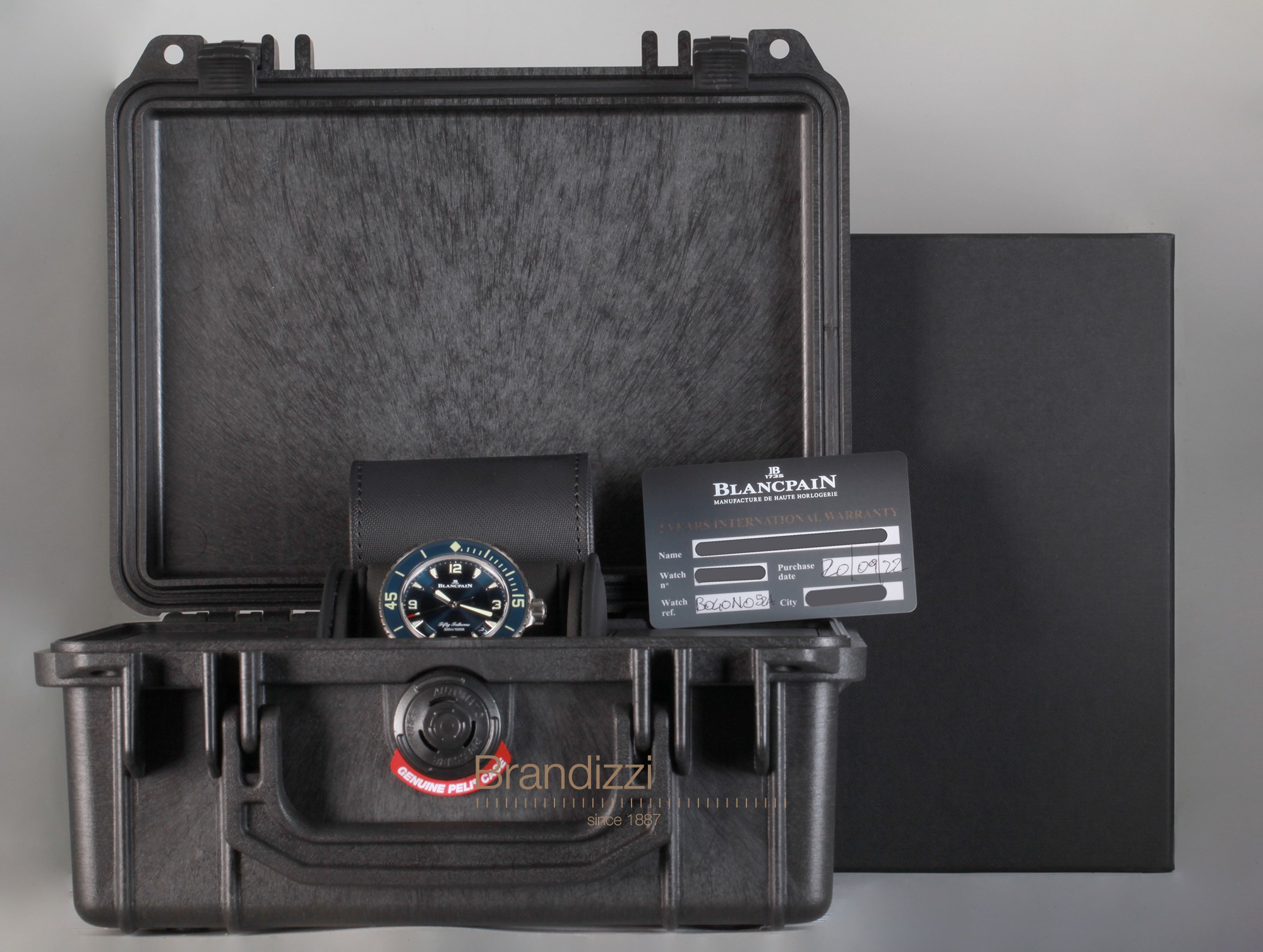 Blancpain Fifty Fathoms Ref. 5015-12B40-52A Like New