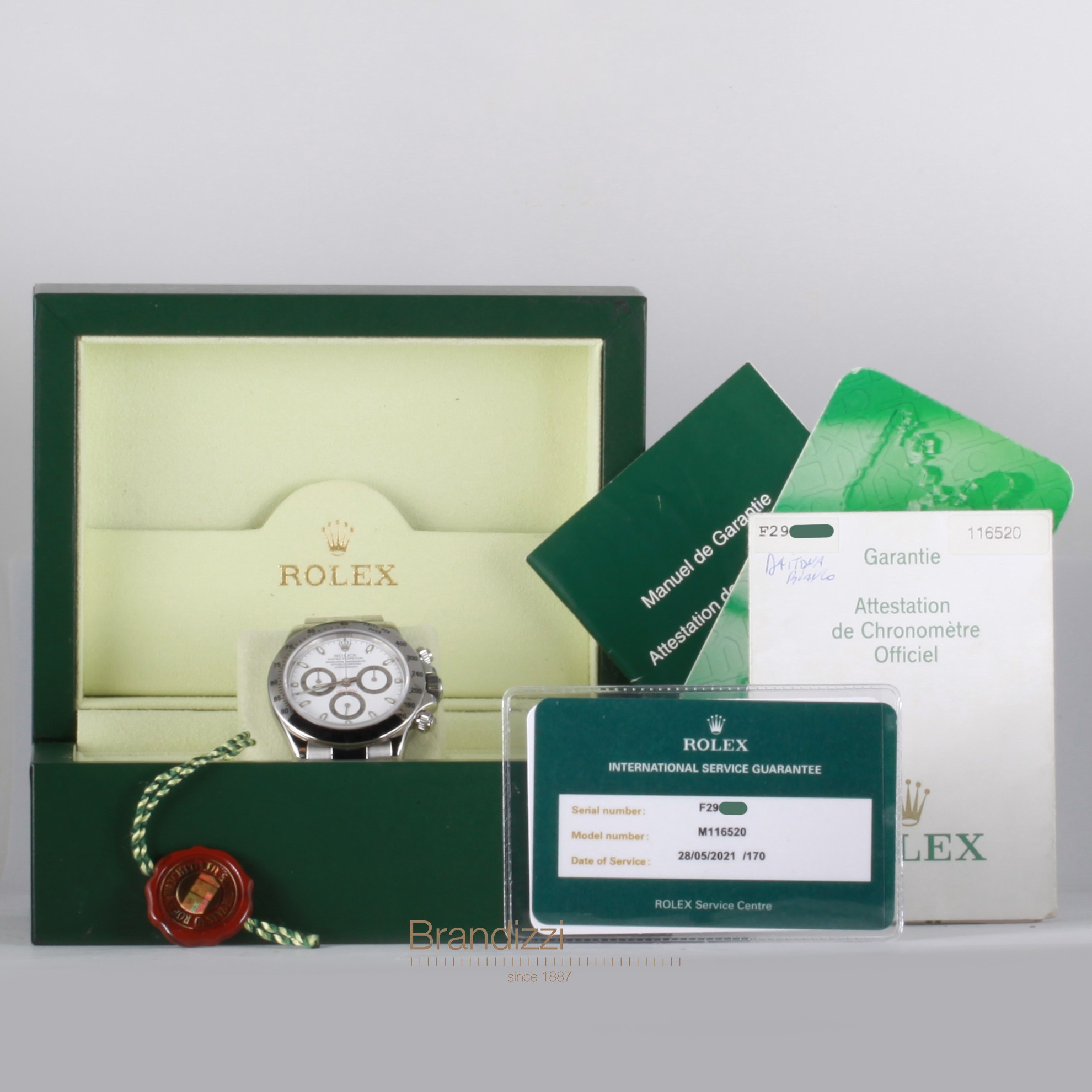 Rolex Daytona Ref. 116520 Slim Hands