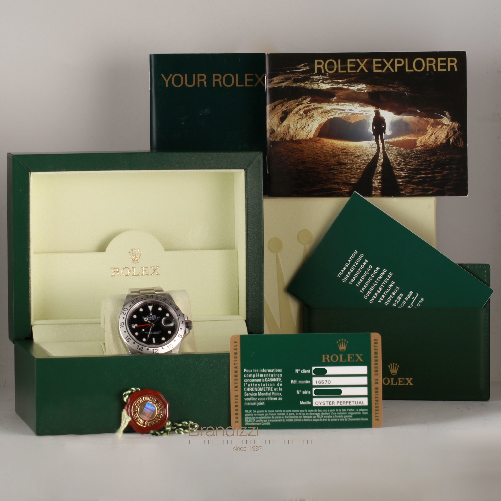 Rolex Explorer II Ref. 16570 Cal. 3186