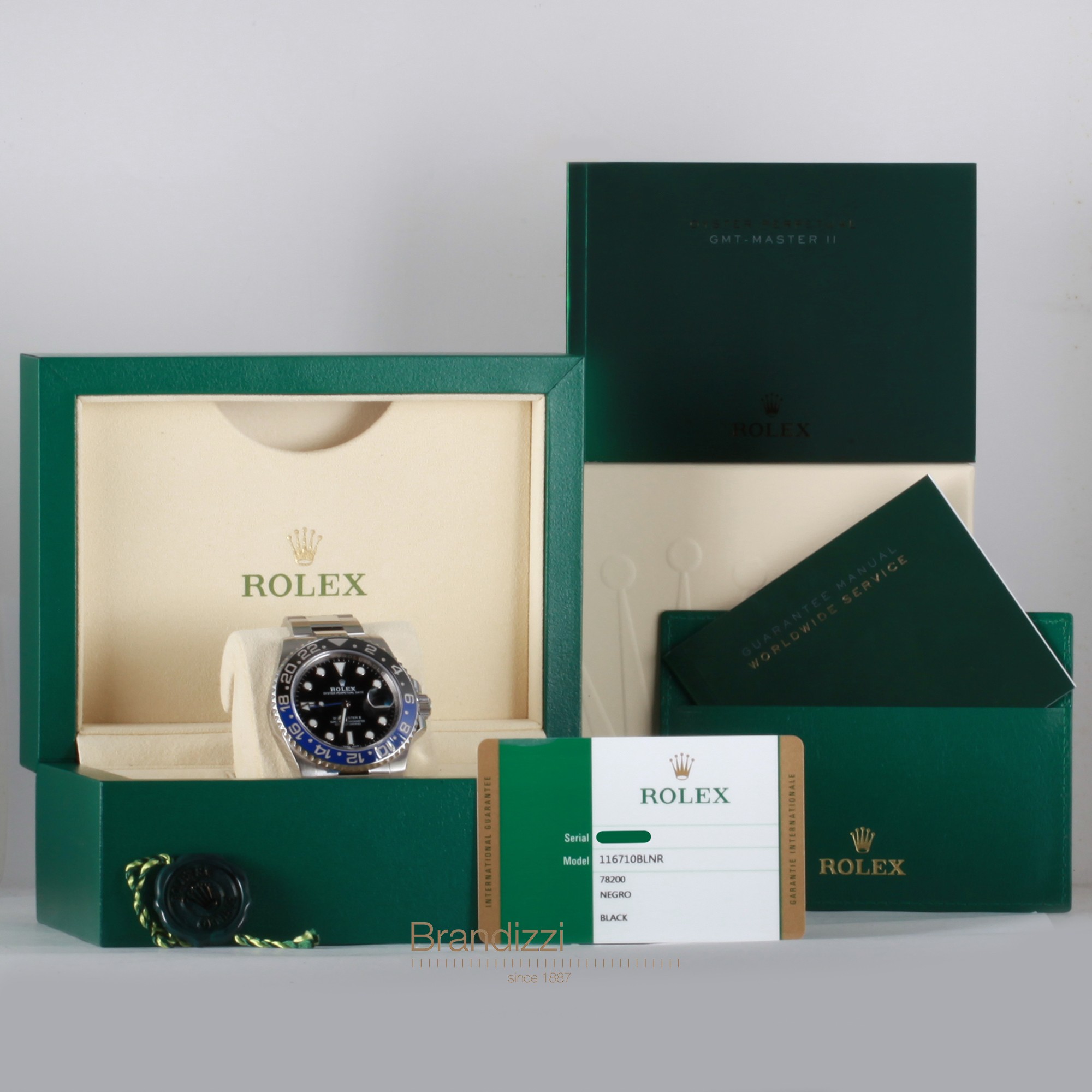 Rolex GMT Master II Ref. 116710BLNR