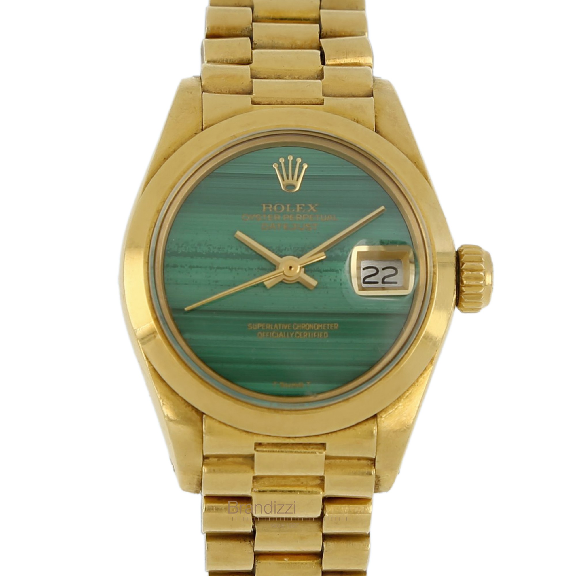 Rolex Date Just Ref. 6916 Malachite Dial