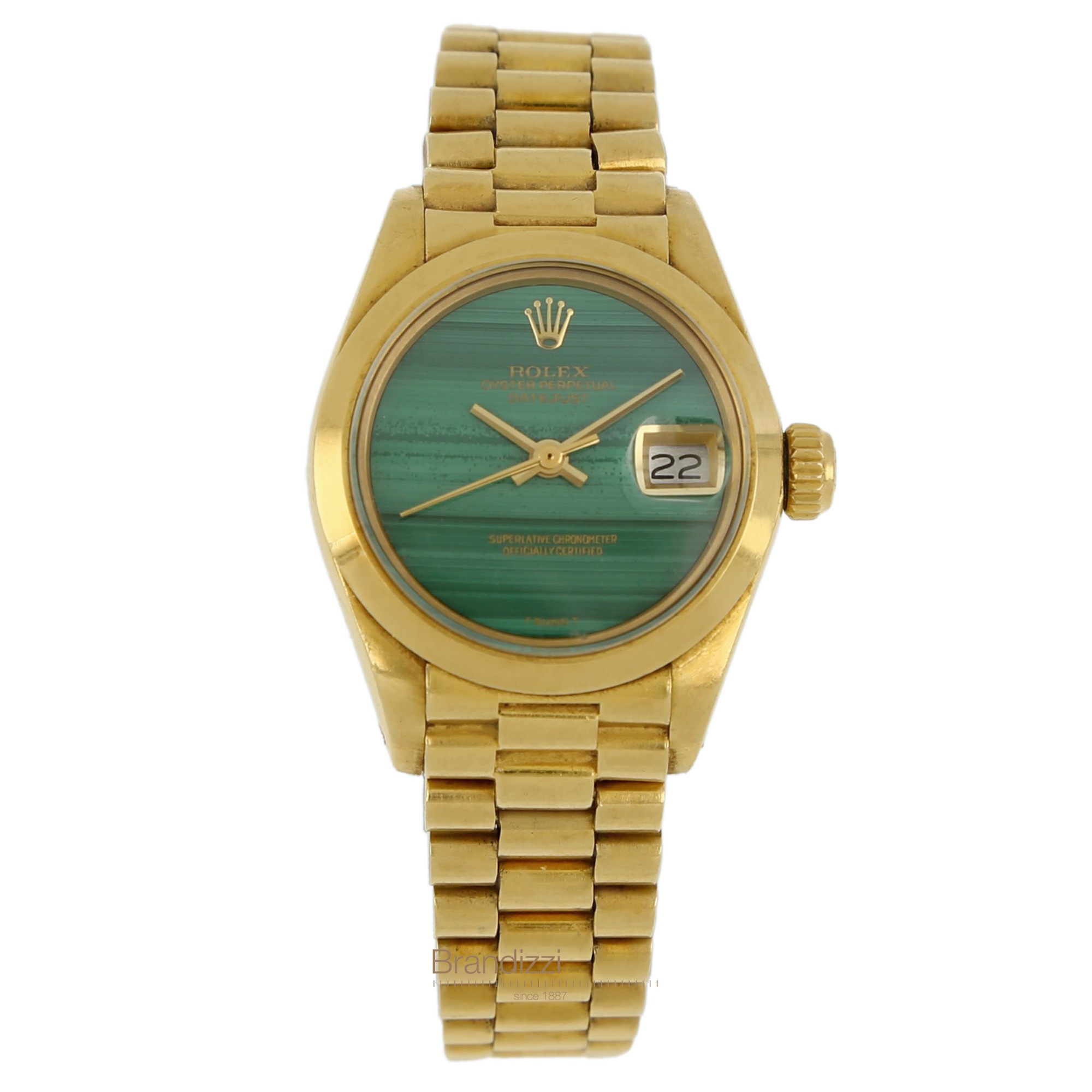 Rolex Date Just Ref. 6916 Malachite Dial