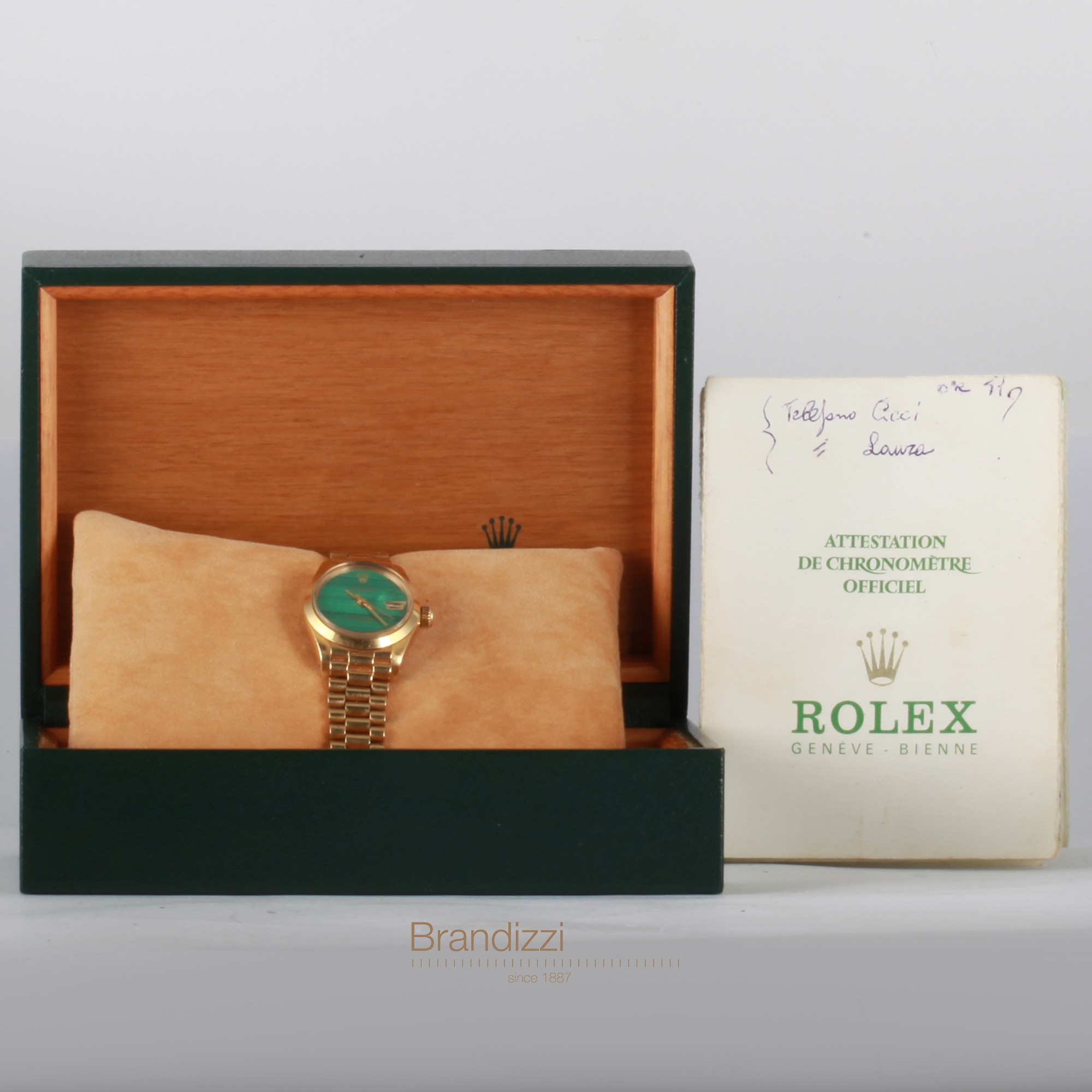 Rolex Date Just Ref. 6916 Malachite Dial