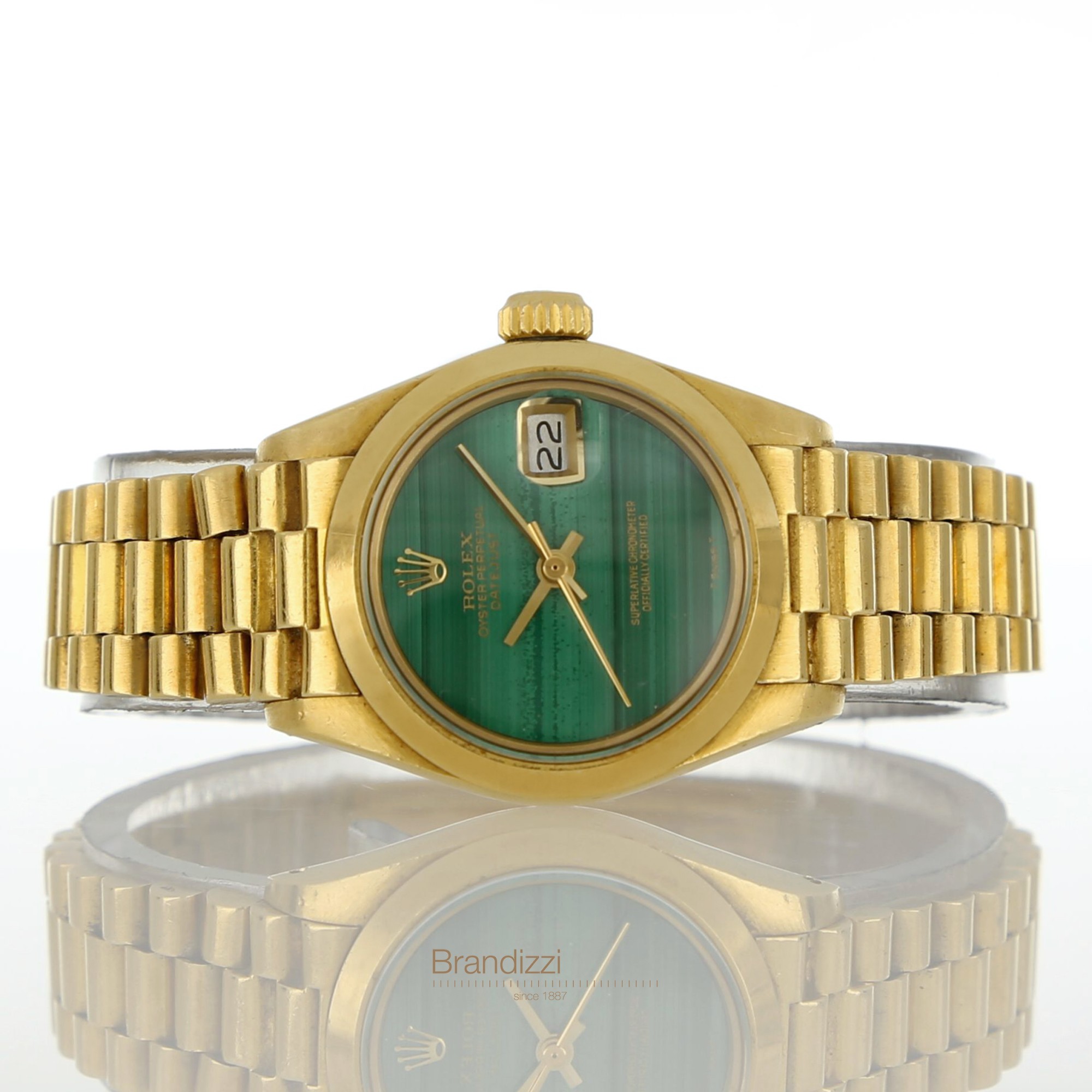 Rolex Date Just Ref. 6916 Malachite Dial