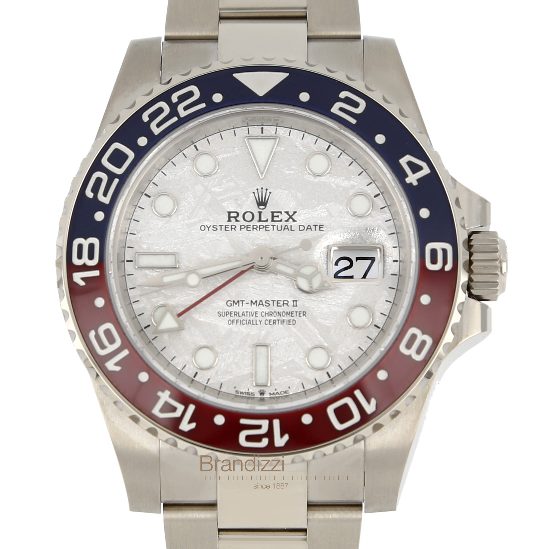 Rolex GMT Master II Ref. 126719BLRO Meteorite